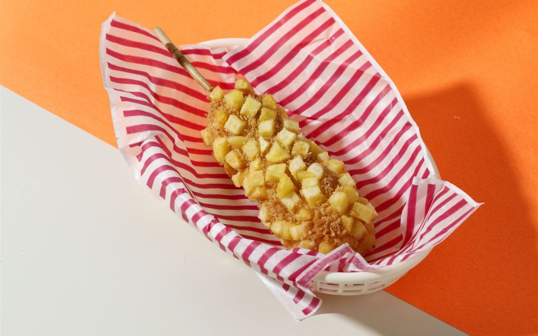 Korean Mochi Corndog & Eggless Creamy Gochujang Sauce